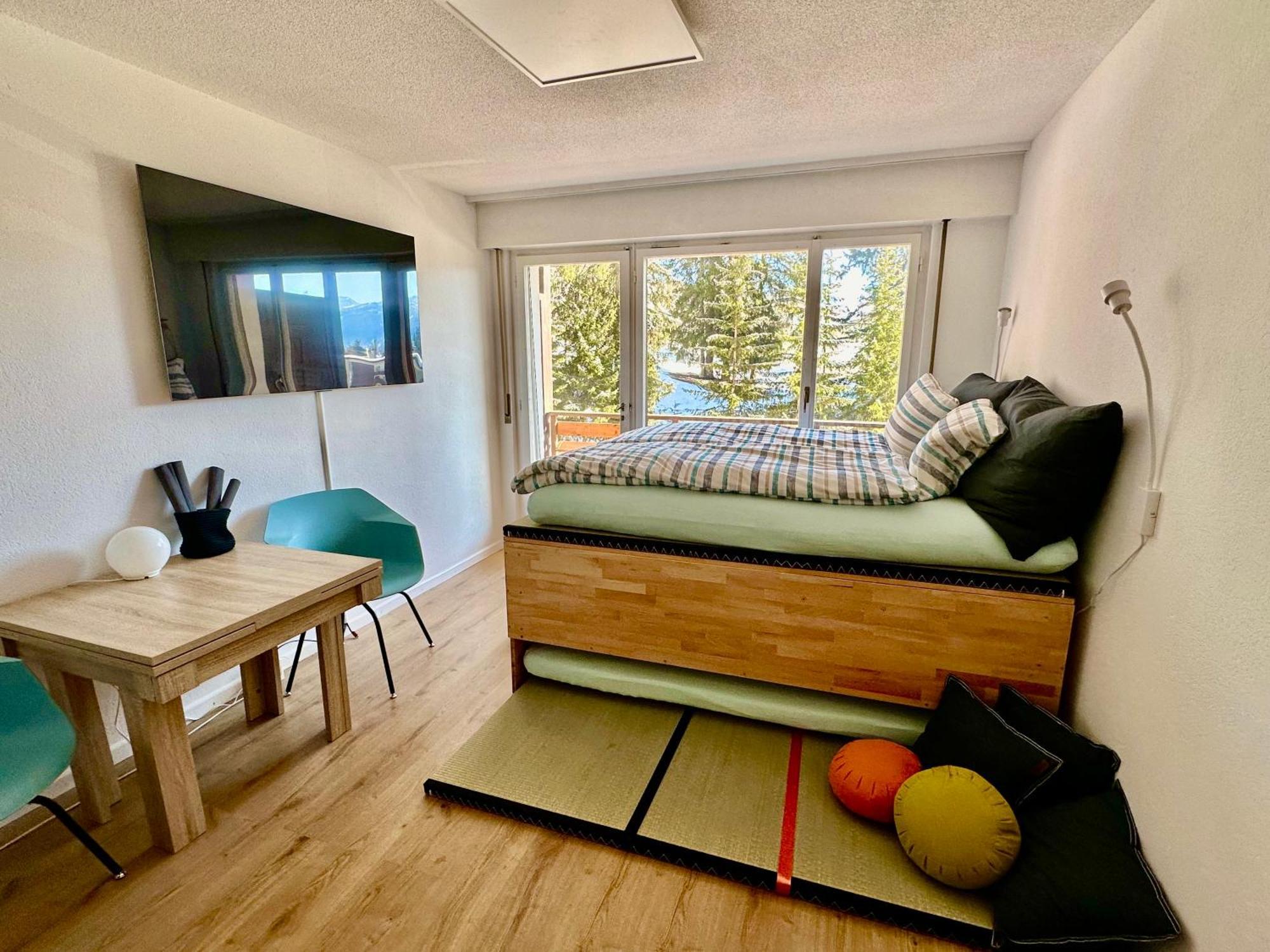 קראנס-מונטנה Studio Serenity, 4 Min Walk To Center! מראה חיצוני תמונה